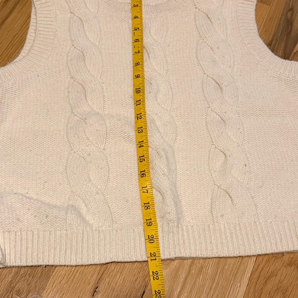 Boden Cable Knit Sweater Vest - Picture 6 of 6